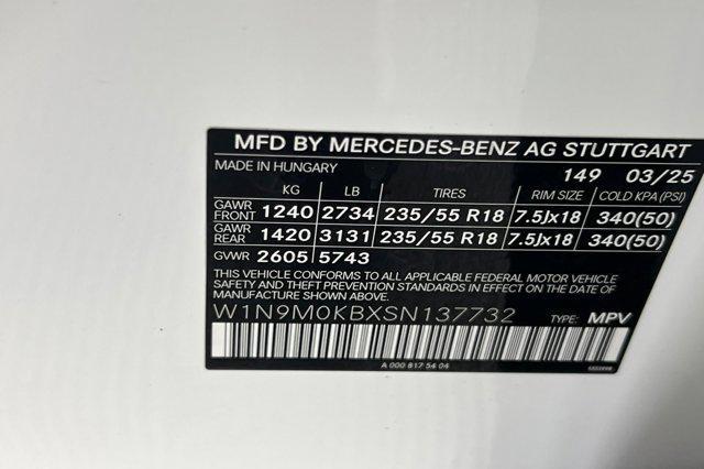 new 2025 Mercedes-Benz EQB 300 car, priced at $61,685