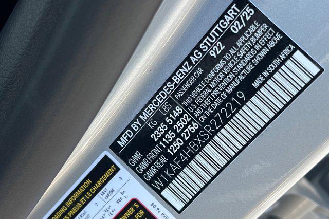 new 2025 Mercedes-Benz C-Class car, priced at $60,245