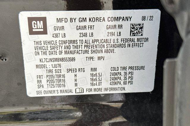 used 2022 Chevrolet Trax car, priced at $16,998