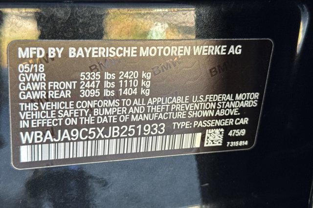 used 2018 BMW 530e car, priced at $12,997