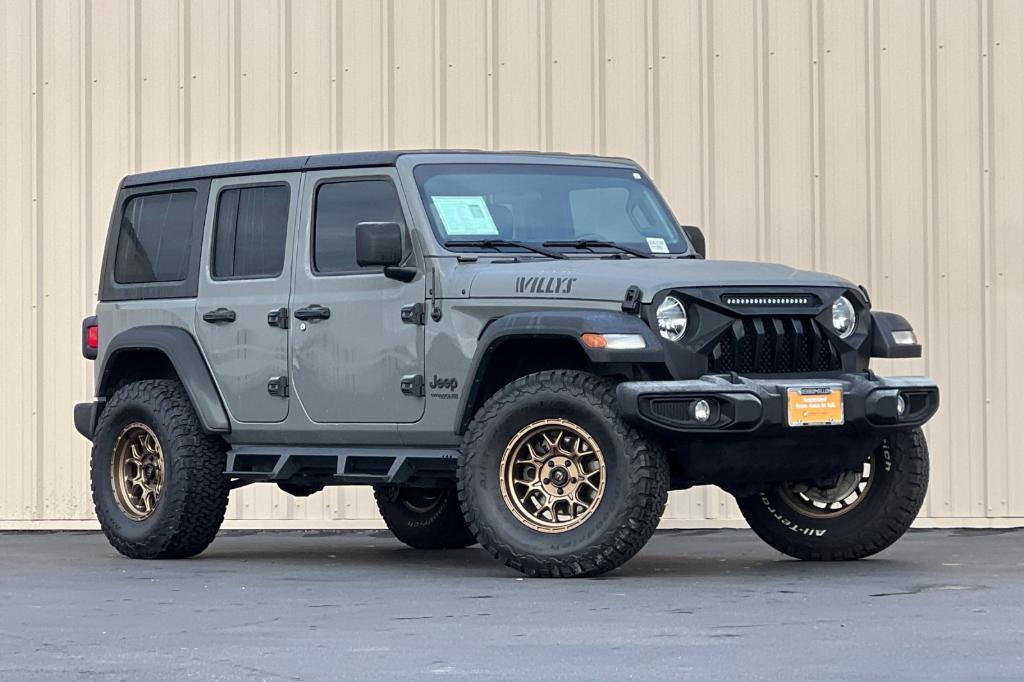 used 2022 Jeep Wrangler Unlimited car, priced at $36,500