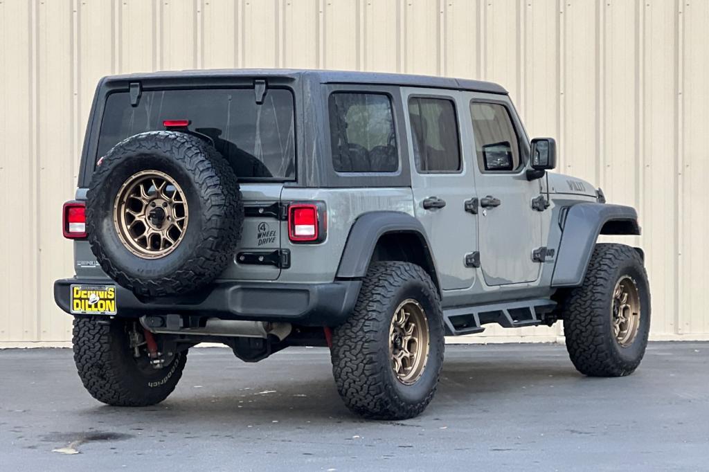 used 2022 Jeep Wrangler Unlimited car, priced at $36,500