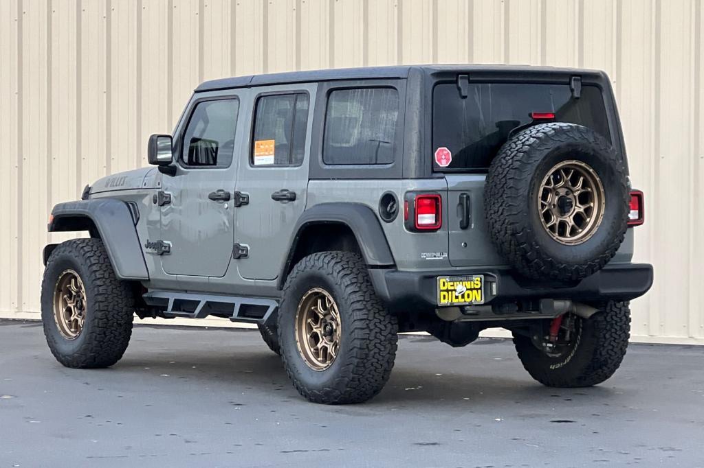 used 2022 Jeep Wrangler Unlimited car, priced at $36,500