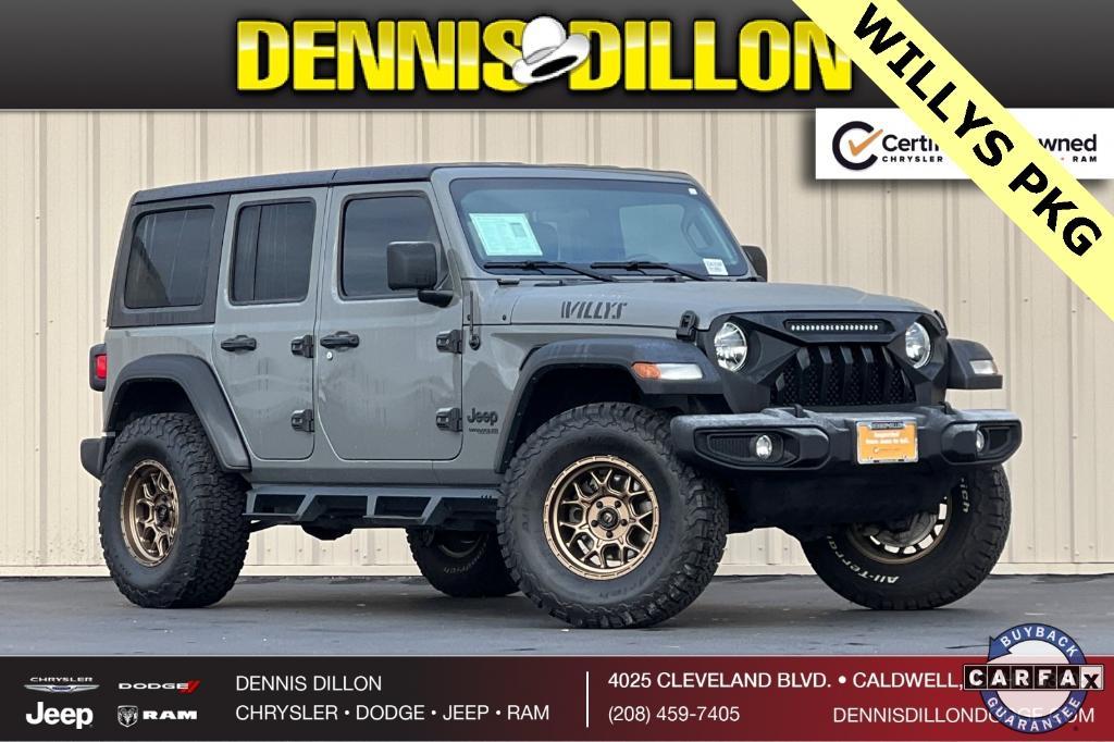 used 2022 Jeep Wrangler Unlimited car, priced at $36,500