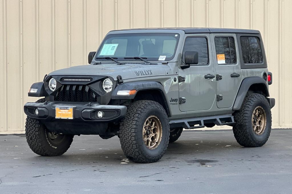 used 2022 Jeep Wrangler Unlimited car, priced at $36,500