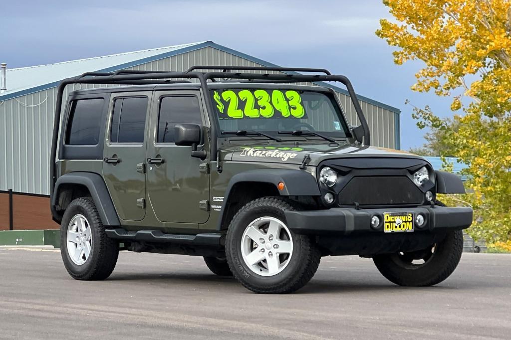 used 2016 Jeep Wrangler Unlimited car, priced at $25,753