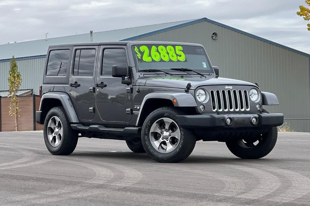 used 2018 Jeep Wrangler JK Unlimited car, priced at $26,886