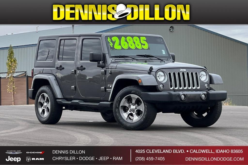 used 2018 Jeep Wrangler JK Unlimited car, priced at $26,886