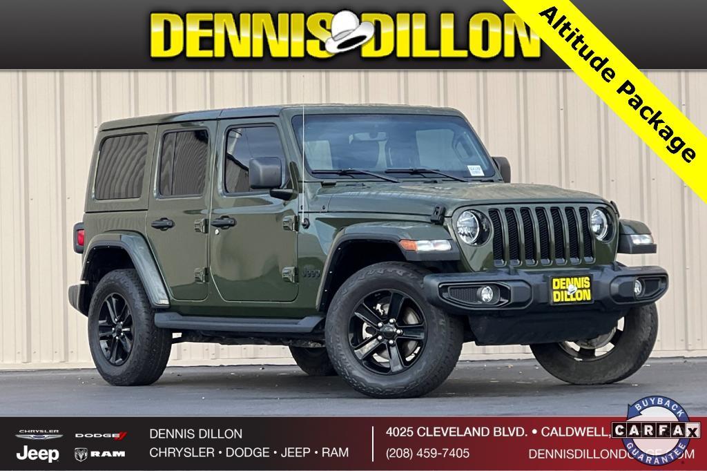 used 2021 Jeep Wrangler Unlimited car, priced at $32,900