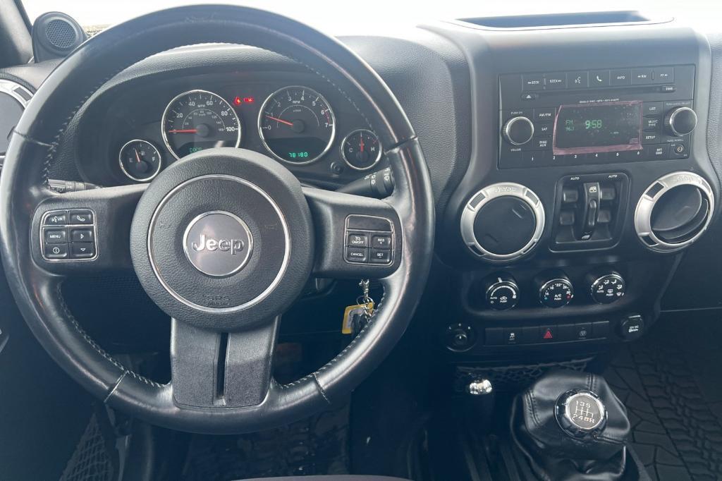 used 2013 Jeep Wrangler Unlimited car, priced at $17,500