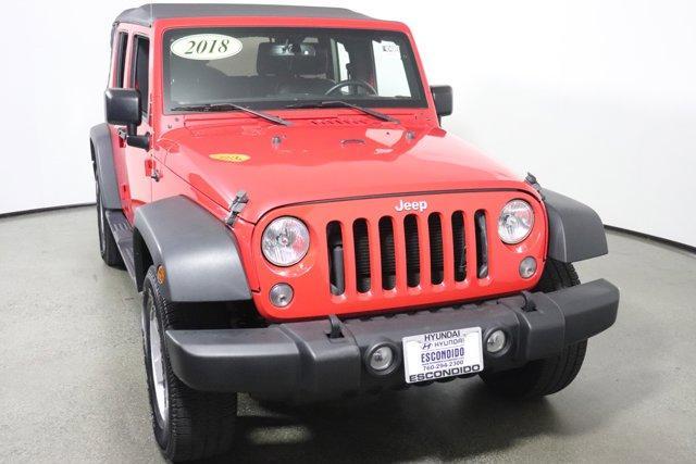 used 2018 Jeep Wrangler JK Unlimited car, priced at $25,877