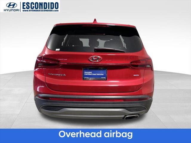 used 2021 Hyundai Santa Fe car, priced at $20,887