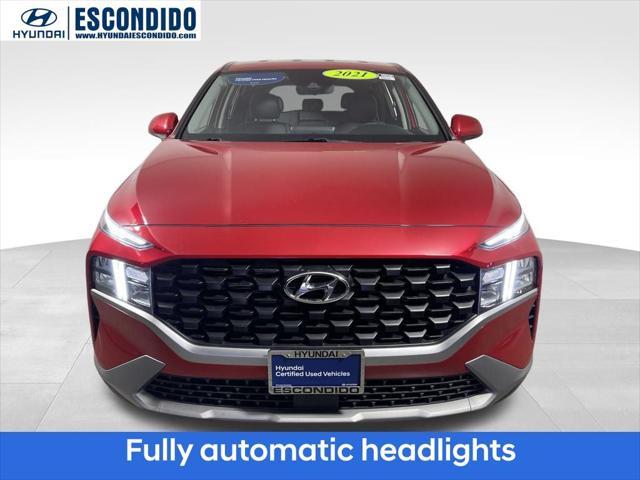 used 2021 Hyundai Santa Fe car, priced at $20,887