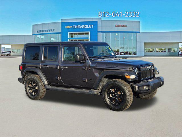 used 2021 Jeep Wrangler car, priced at $27,850