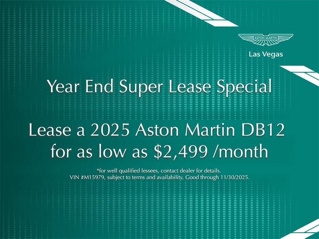 new 2025 Aston Martin DB12 car, priced at $341,300
