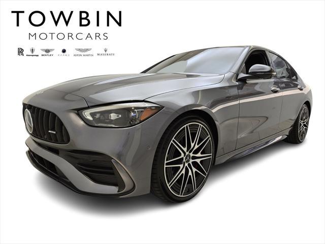 used 2024 Mercedes-Benz AMG C 43 car, priced at $59,990