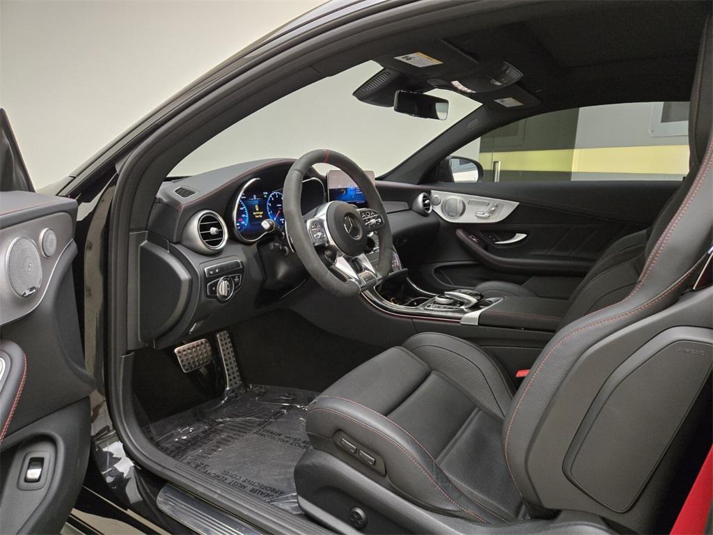 used 2021 Mercedes-Benz AMG C 43 car, priced at $49,990