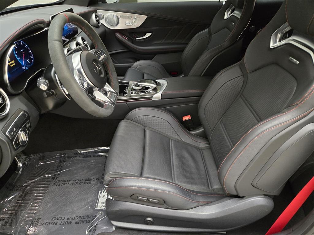 used 2021 Mercedes-Benz AMG C 43 car, priced at $49,990