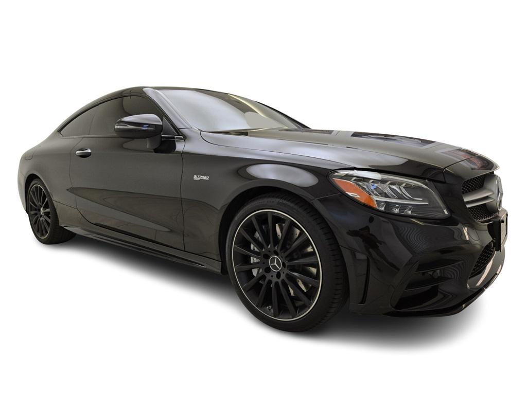 used 2021 Mercedes-Benz AMG C 43 car, priced at $49,990
