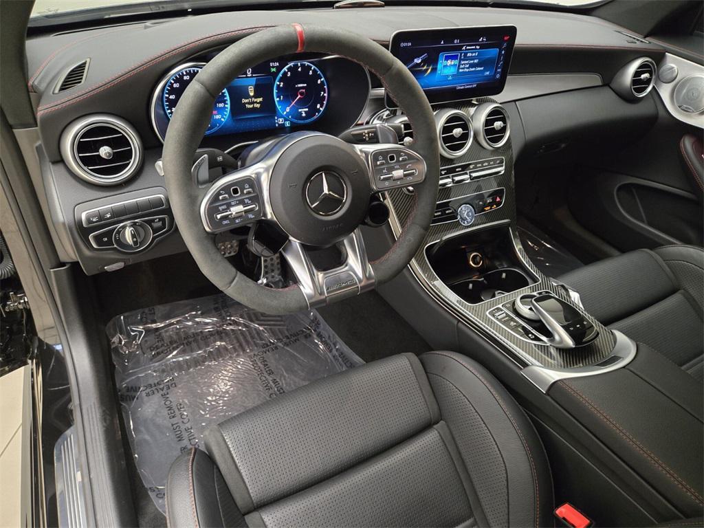 used 2021 Mercedes-Benz AMG C 43 car, priced at $49,990