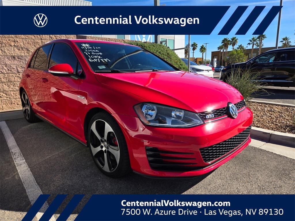 used 2017 Volkswagen Golf GTI car, priced at $12,988