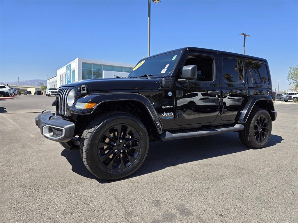 used 2021 Jeep Wrangler Unlimited 4xe car, priced at $28,588