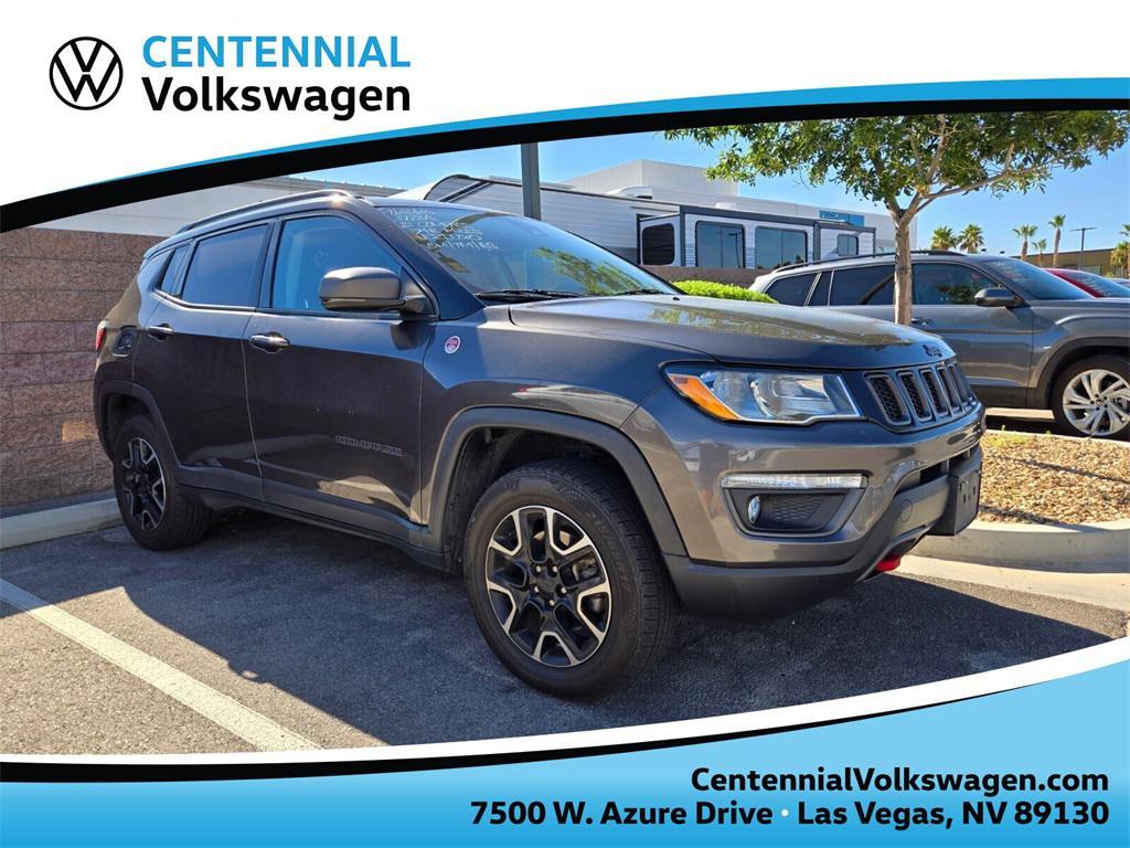 used 2021 Jeep Compass car, priced at $17,588