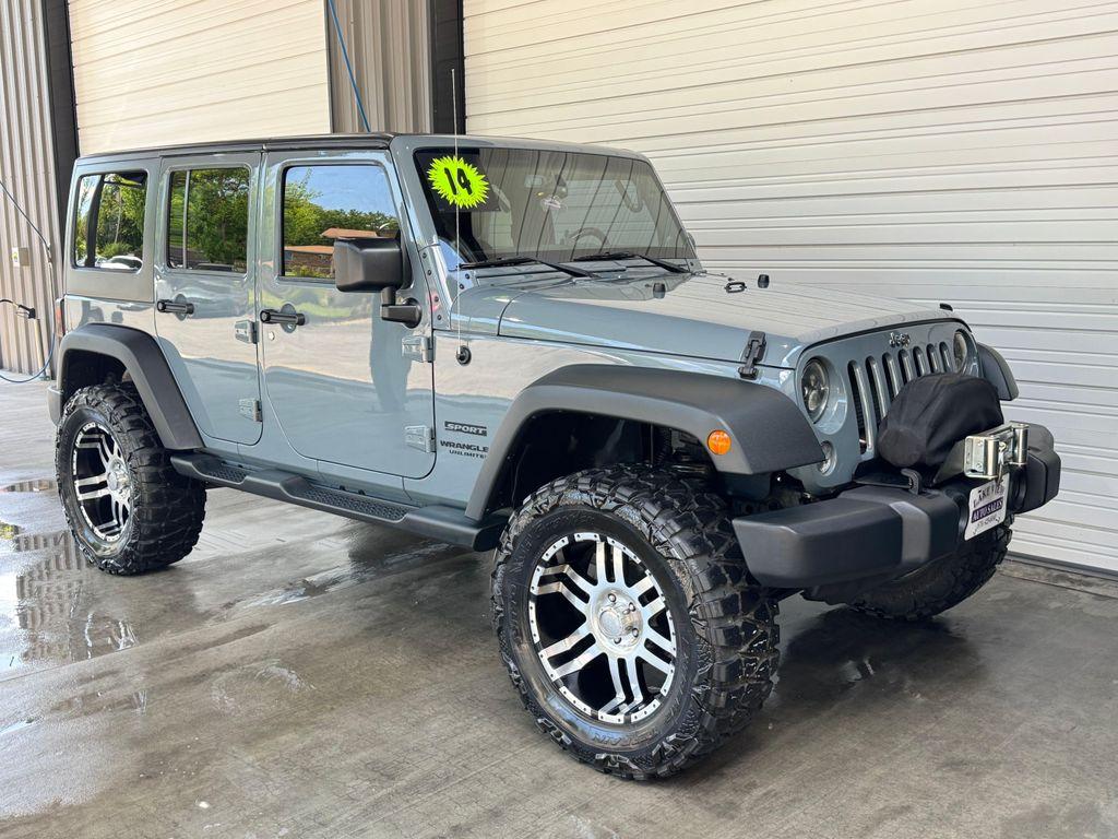 used 2014 Jeep Wrangler Unlimited car, priced at $18,820