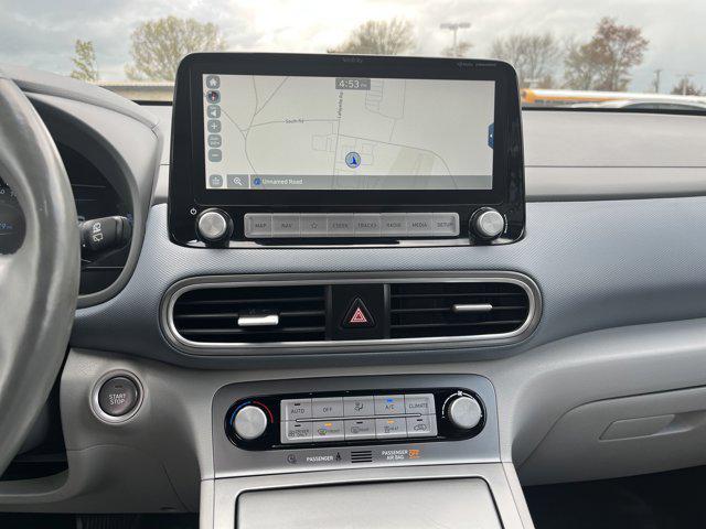 used 2021 Hyundai Kona EV car, priced at $19,600