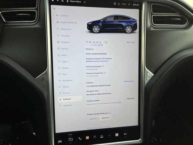 used 2017 Tesla Model X car, priced at $29,900