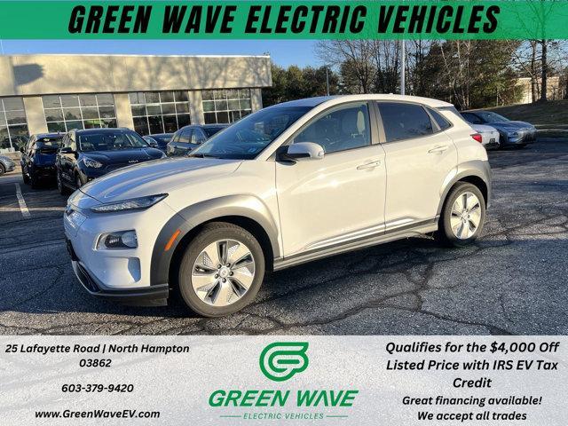 used 2021 Hyundai Kona EV car, priced at $20,500