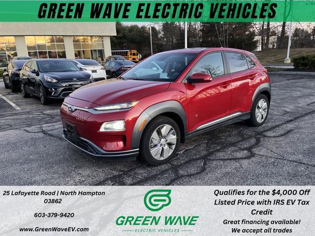 used 2021 Hyundai Kona EV car, priced at $22,200