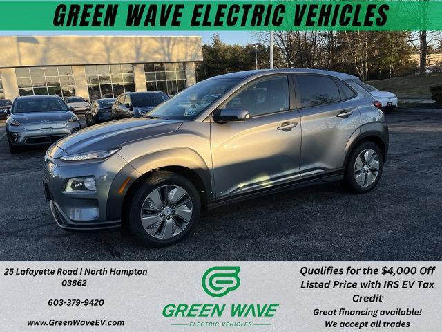 used 2021 Hyundai Kona EV car, priced at $21,400