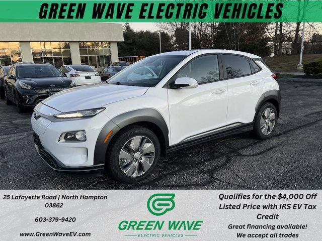 used 2021 Hyundai Kona EV car, priced at $20,300