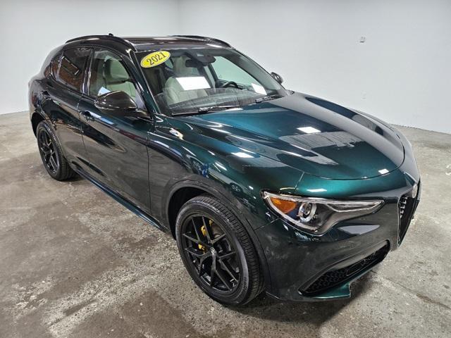 used 2021 Alfa Romeo Stelvio car, priced at $28,353