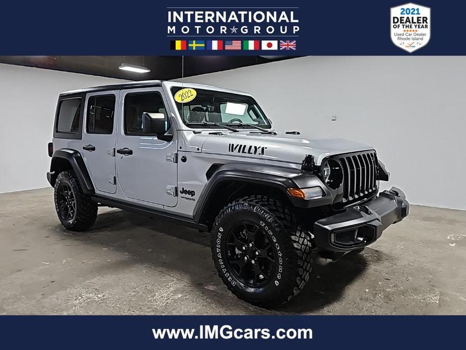 used 2022 Jeep Wrangler Unlimited car, priced at $37,642