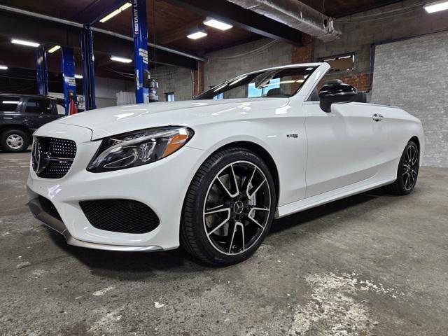 used 2018 Mercedes-Benz AMG C 43 car, priced at $36,993