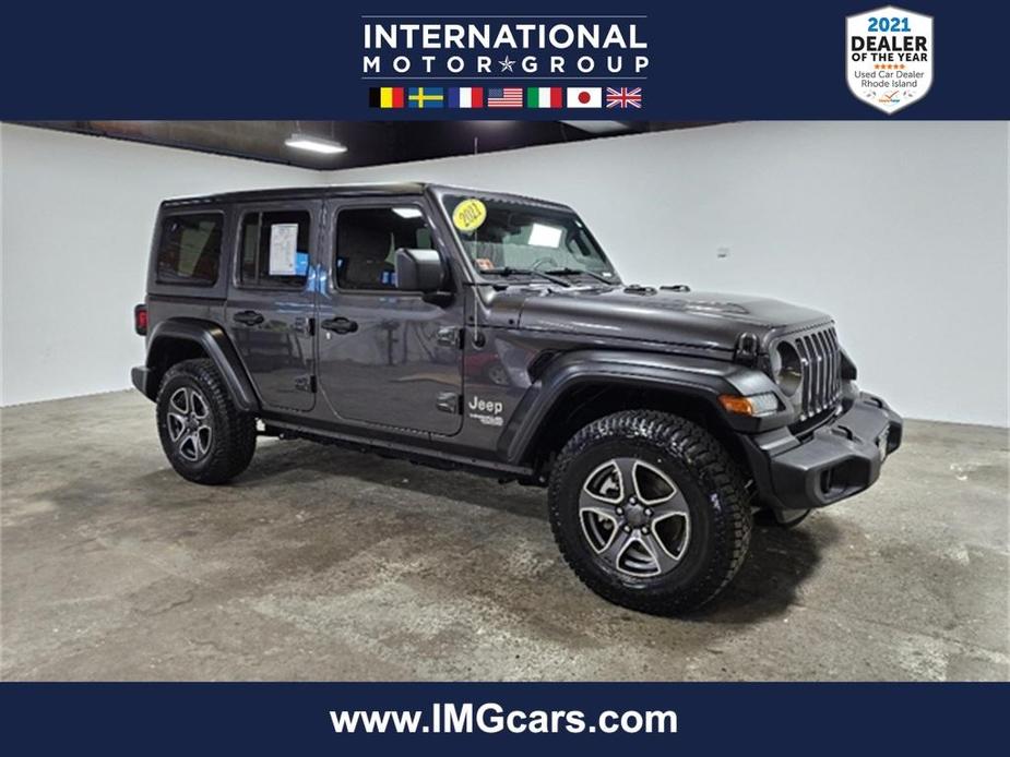 used 2021 Jeep Wrangler Unlimited car, priced at $30,643