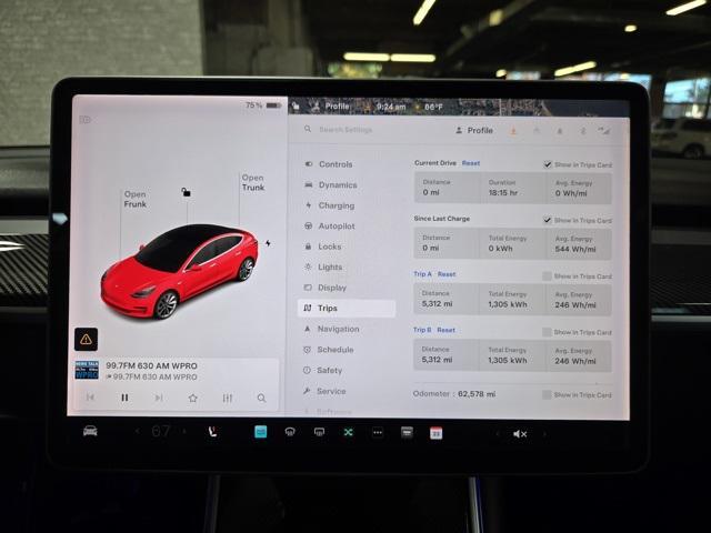 used 2019 Tesla Model 3 car, priced at $23,664