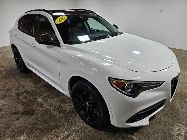 used 2021 Alfa Romeo Stelvio car, priced at $27,577