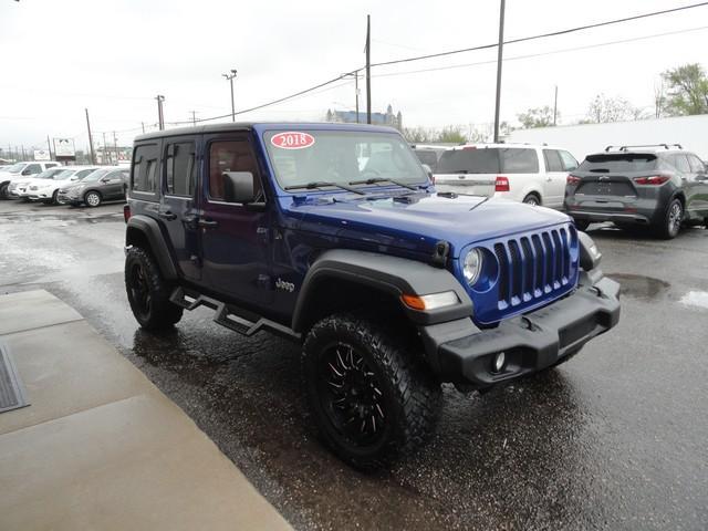 used 2018 Jeep Wrangler Unlimited car, priced at $24,875