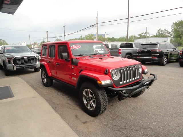 used 2020 Jeep Wrangler Unlimited car, priced at $23,455