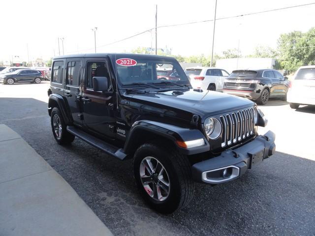 used 2021 Jeep Wrangler Unlimited car, priced at $22,875