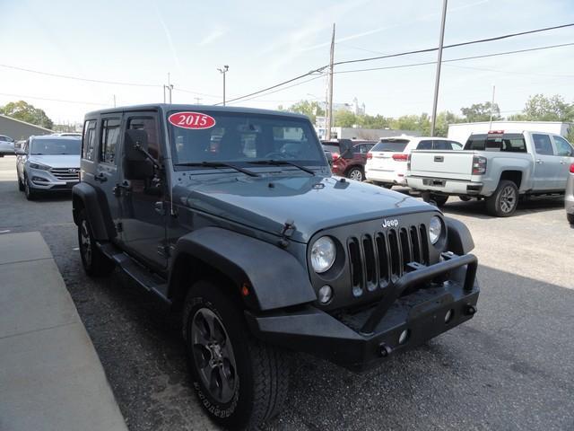 used 2015 Jeep Wrangler Unlimited car, priced at $20,875