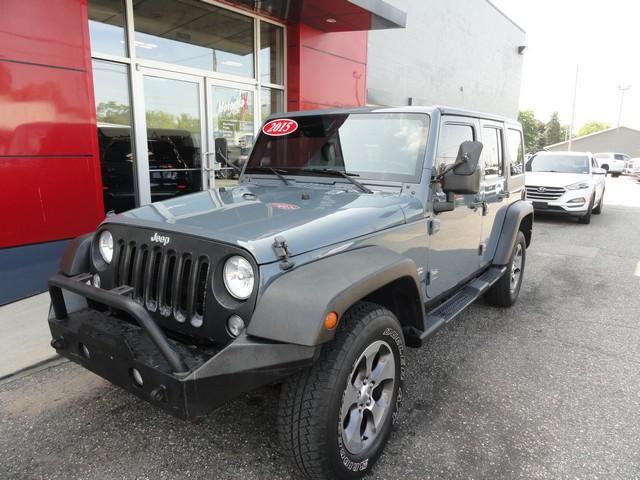 used 2015 Jeep Wrangler Unlimited car, priced at $20,875