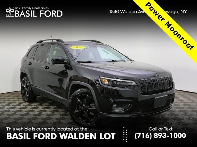 used 2021 Jeep Cherokee car, priced at $20,994