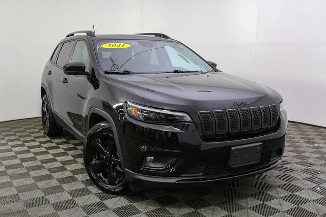 used 2021 Jeep Cherokee car, priced at $20,994