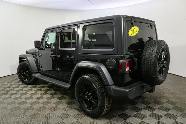 used 2021 Jeep Wrangler Unlimited car, priced at $30,448