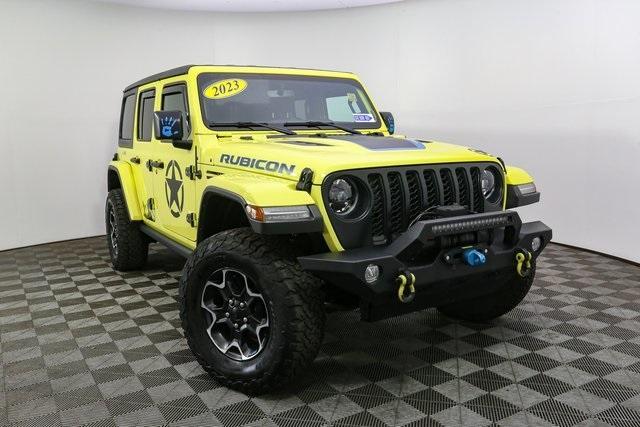 used 2023 Jeep Wrangler 4xe car, priced at $36,554