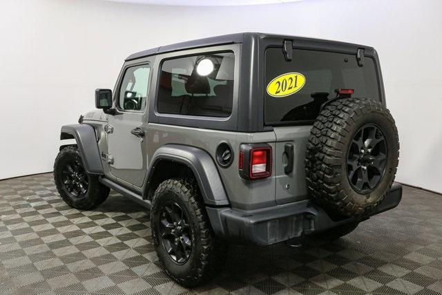 used 2021 Jeep Wrangler car, priced at $27,884